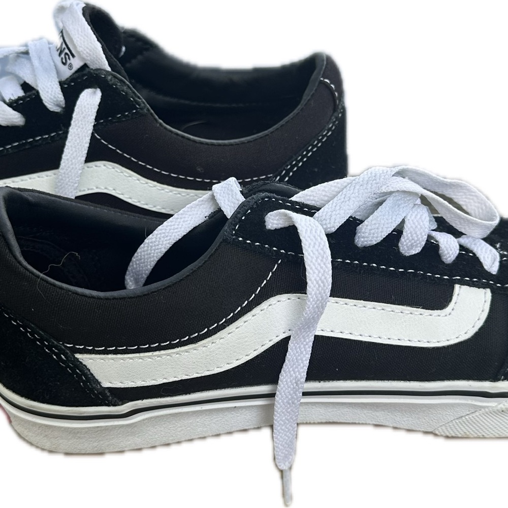 Vans Womens Classic Black and White Sneakers